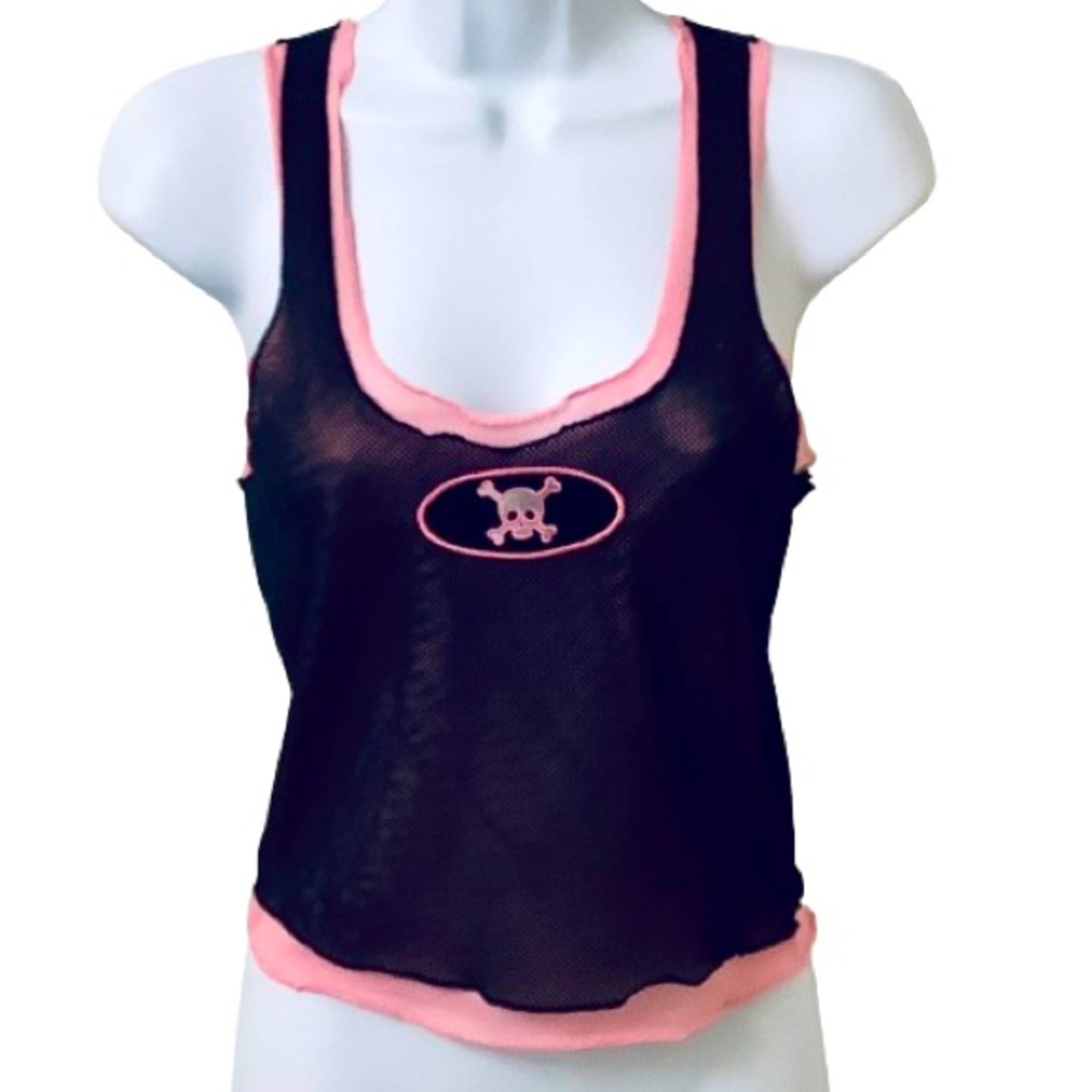☠️ NWT “Coming For Me”, Skull 2 Layer Tank Top! ☠️